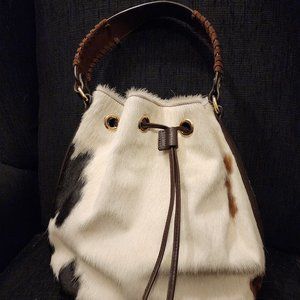 Stylish Cowhide Tote Bag